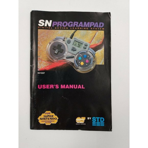 SN Programpad model SV-337 Controller for SNES with user manual ~Works - Picture 4 of 5